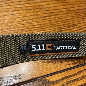 5.11 Tactical Olive and Black Belt